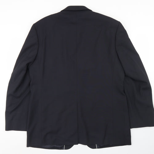 Burton Mens Blue  Polyester Jacket Blazer Size 44