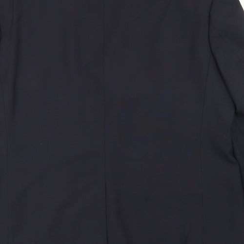 Burton Mens Blue  Polyester Jacket Blazer Size 44