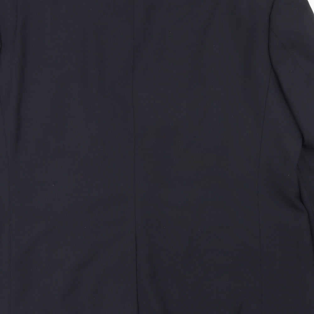Burton Mens Blue  Polyester Jacket Blazer Size 44