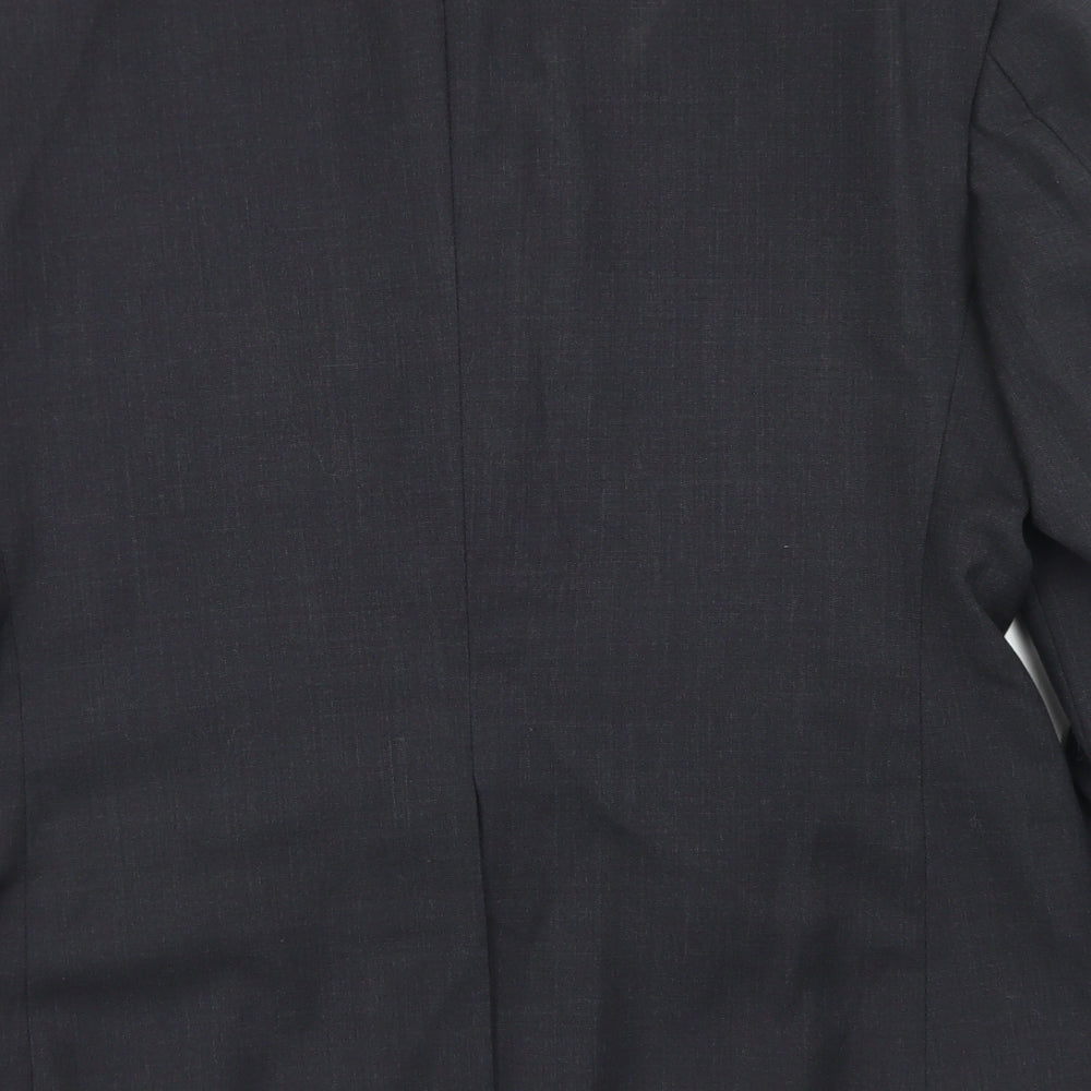 iTailor Mens Grey  Polyester Jacket Blazer Size 36