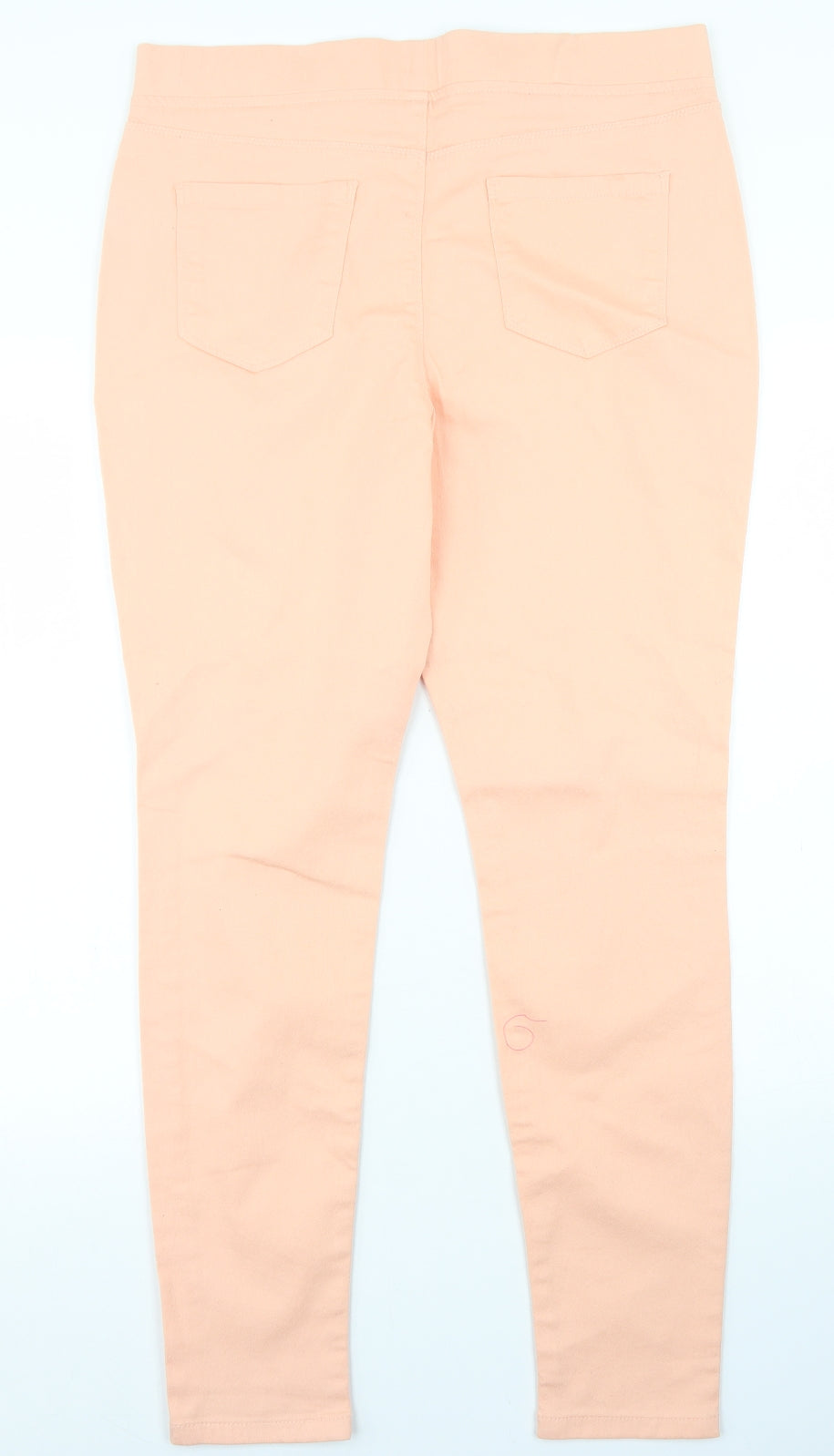 Pep & Co Womens Pink  Cotton Jegging Jeans Size 10 L28 in Regular