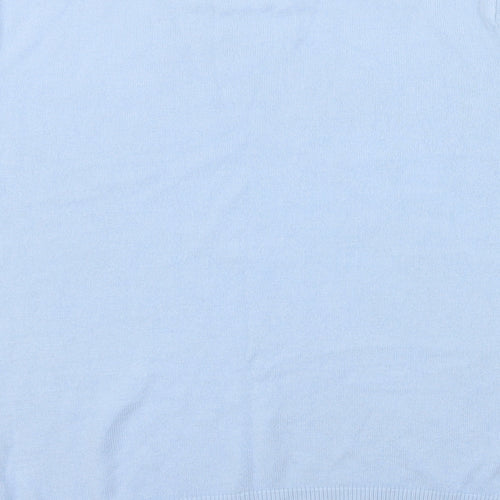 Berkertex Womens Blue Round Neck  Acrylic Pullover Jumper Size 14