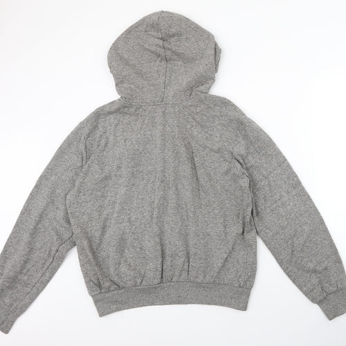 H&M Mens Grey  Cotton Full Zip Hoodie Size M