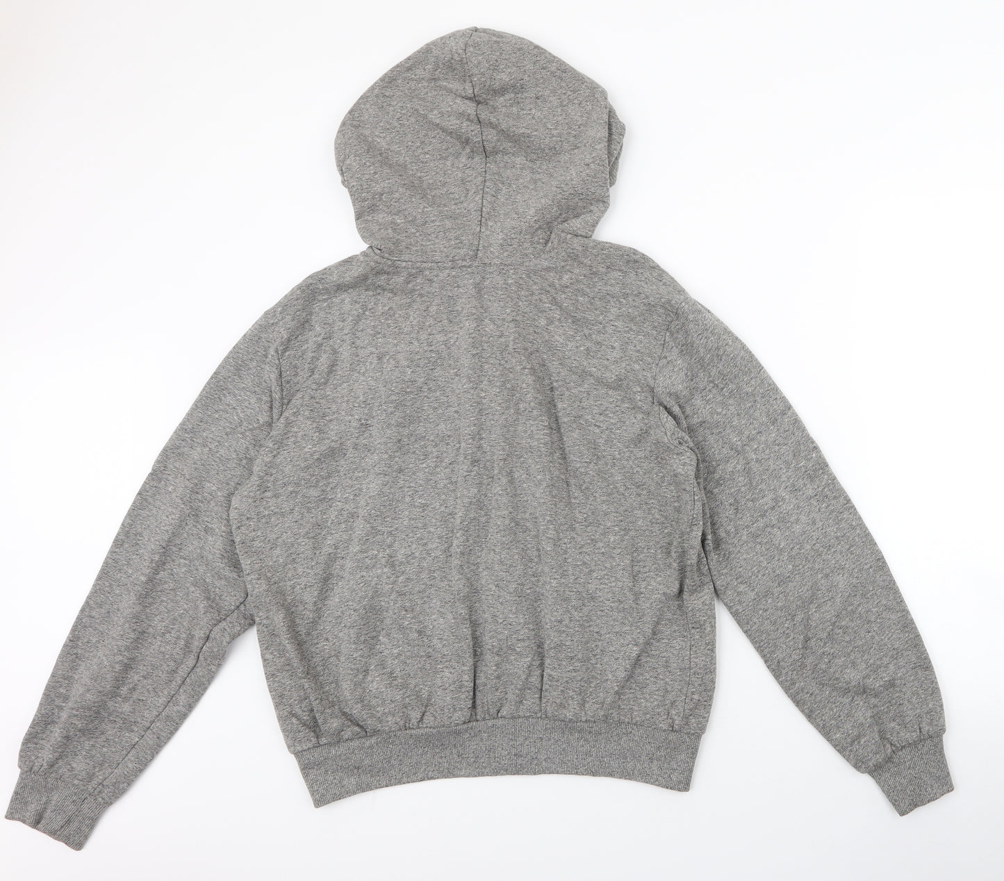 H&M Mens Grey  Cotton Full Zip Hoodie Size M