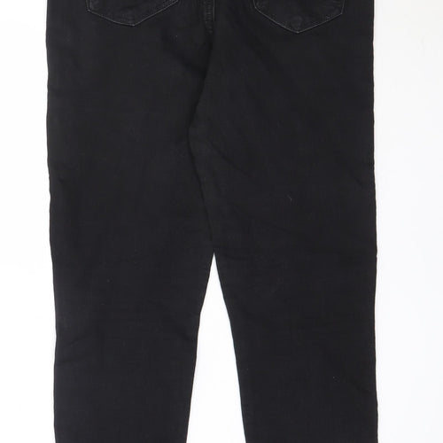 Primark Womens Black  Cotton Skinny Jeans Size 12 L27.5 in Regular