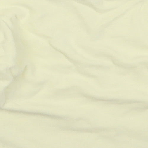 St Bernard Girls Yellow  Cotton Basic T-Shirt Size 12-18 Months Round Neck