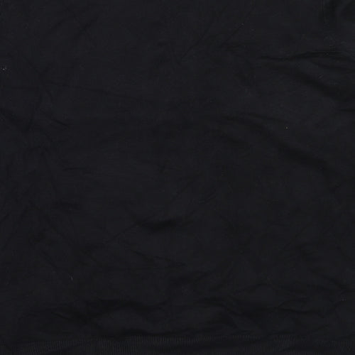 Dunnes Stores Womens Black Round Neck  Viscose Pullover Jumper Size 18