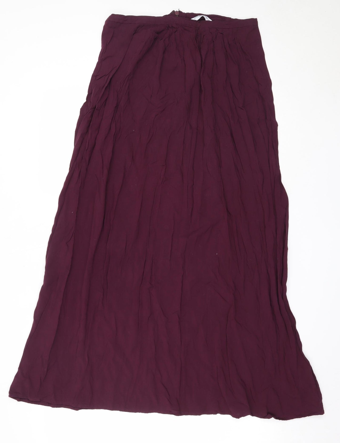 New Look Womens Purple  Viscose Maxi Skirt Size 14