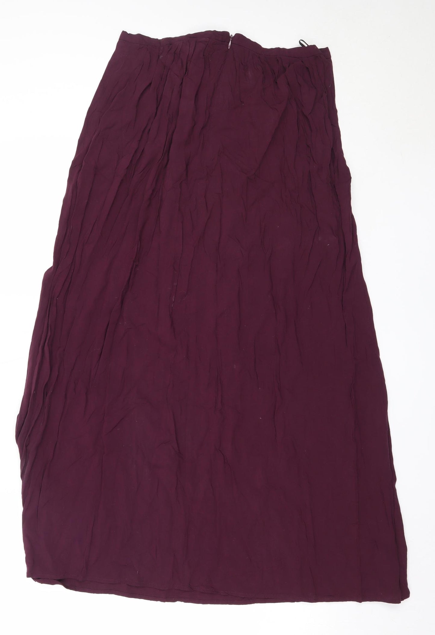 New Look Womens Purple  Viscose Maxi Skirt Size 14