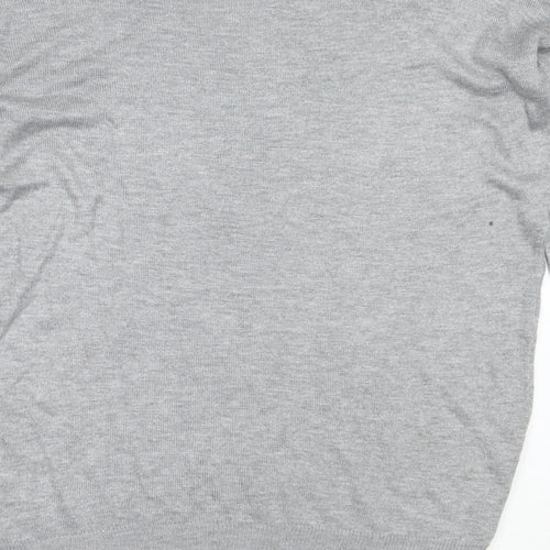 Atmosphere Womens Grey Round Neck  Acrylic Pullover Jumper Size 8