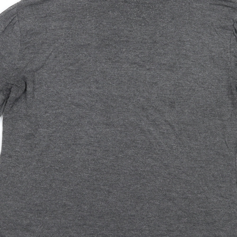 New Look Womens Grey Roll Neck  Viscose Pullover Jumper Size 16