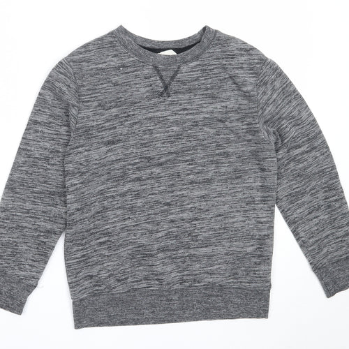 H&M Boys Grey  Cotton Pullover Sweatshirt Size 9-10 Years