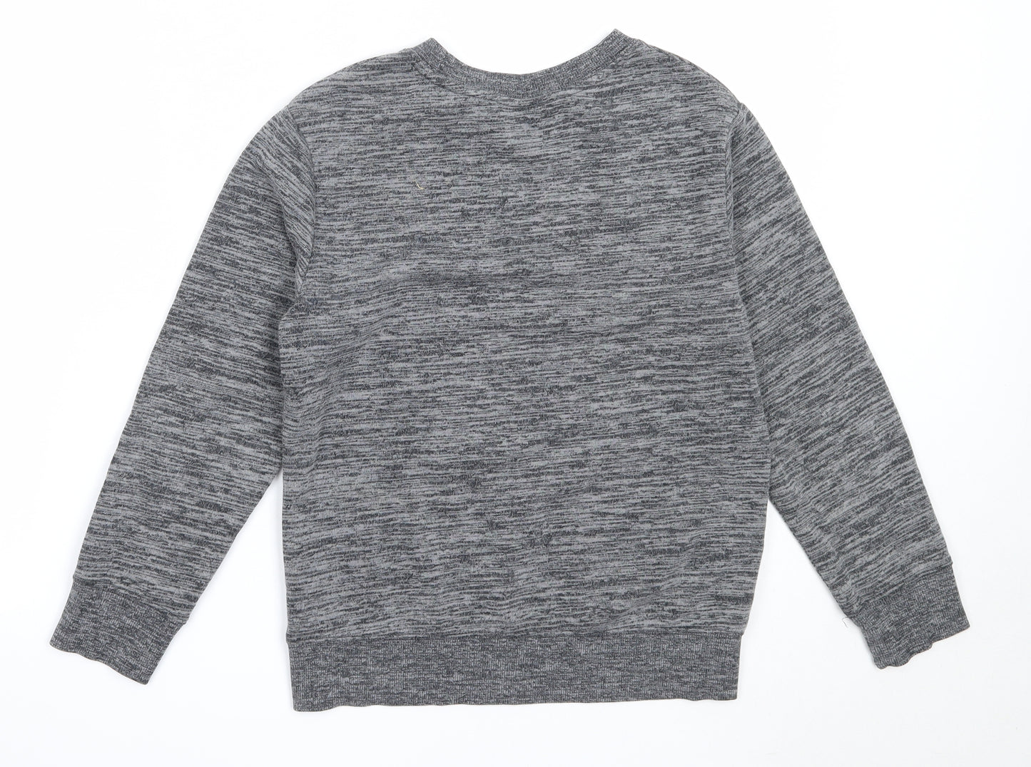 H&M Boys Grey  Cotton Pullover Sweatshirt Size 9-10 Years