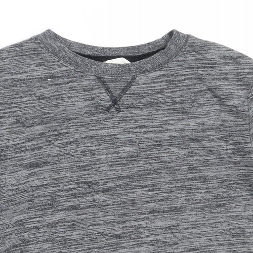 H&M Boys Grey  Cotton Pullover Sweatshirt Size 9-10 Years