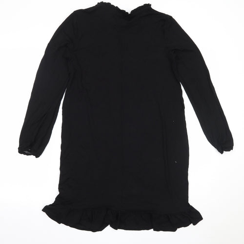 Matalan Womens Black  Viscose Trapeze & Swing  Size S  Round Neck