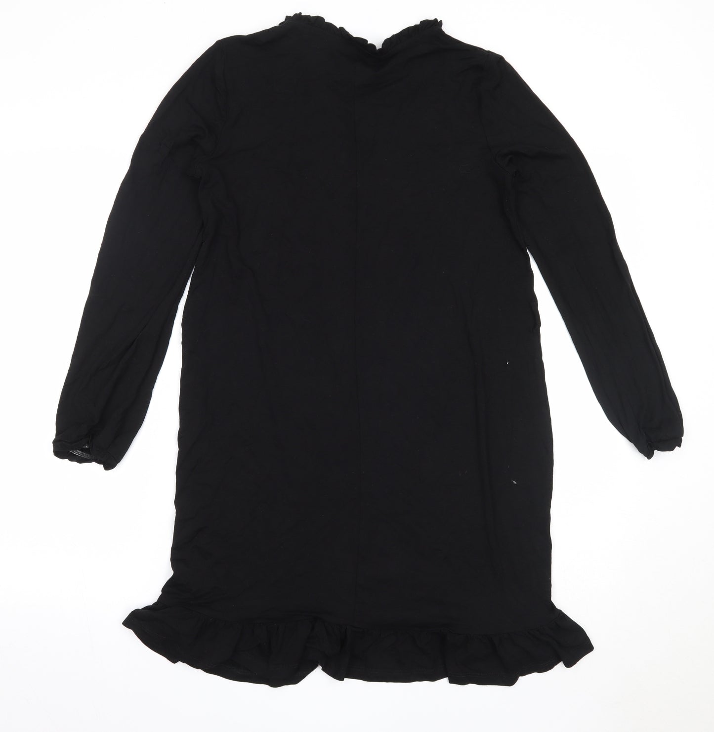 Matalan Womens Black  Viscose Trapeze & Swing  Size S  Round Neck