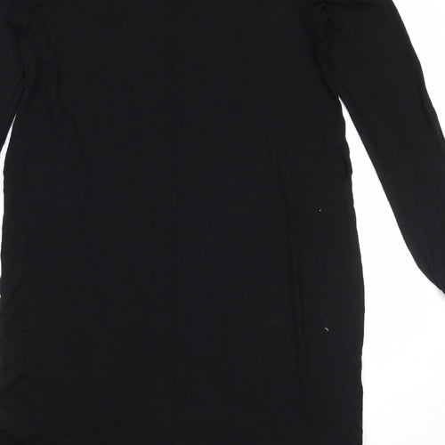 Matalan Womens Black  Viscose Trapeze & Swing  Size S  Round Neck