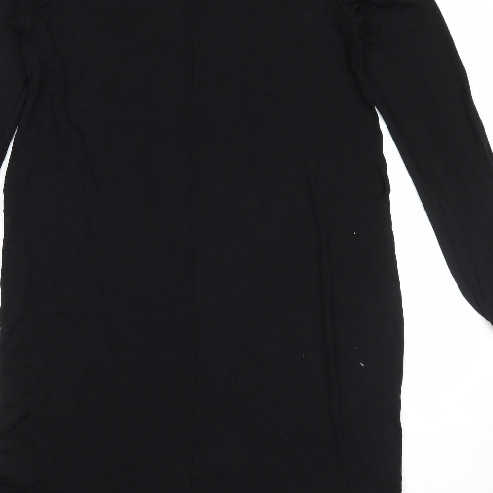 Matalan Womens Black  Viscose Trapeze & Swing  Size S  Round Neck