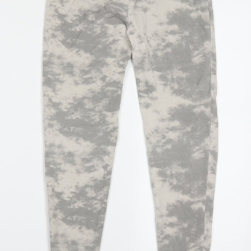 New Look Girls Grey Ombré Cotton Capri Trousers Size M  Regular Pullover