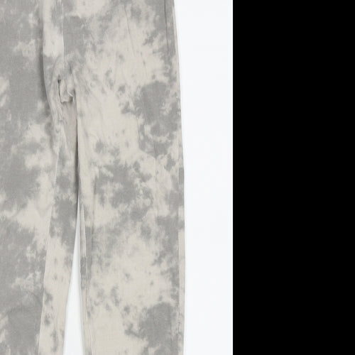 New Look Girls Grey Ombré Cotton Capri Trousers Size M  Regular Pullover