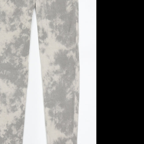 New Look Girls Grey Ombré Cotton Capri Trousers Size M  Regular Pullover