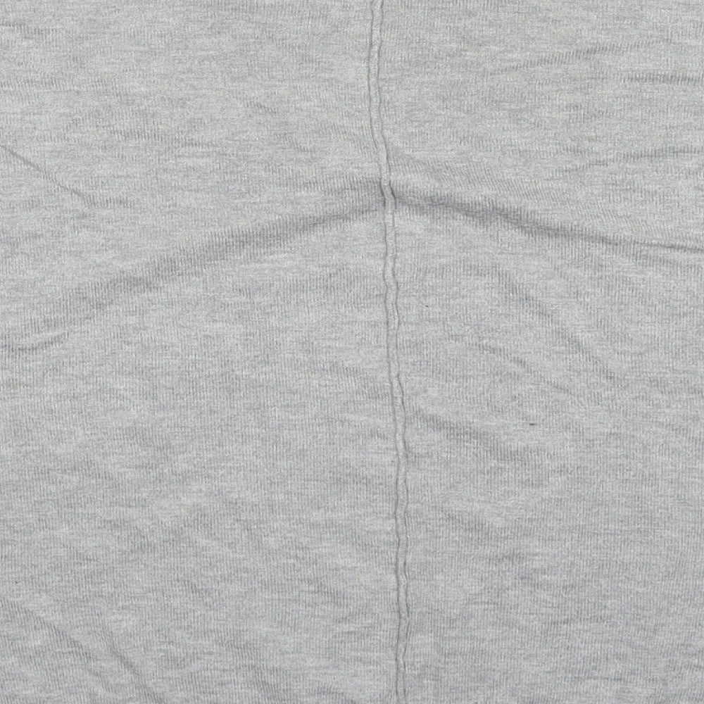 F&F Womens Grey Crew Neck  Viscose Pullover Jumper Size 14