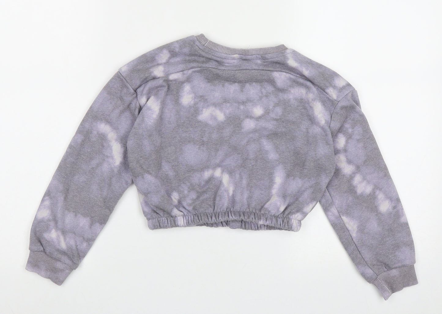 Primark Girls Purple Crew Neck Geometric Polyester Pullover Jumper Size 7-8 Years  Pullover - San Francisco