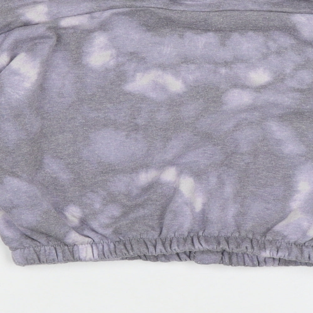 Primark Girls Purple Crew Neck Geometric Polyester Pullover Jumper Size 7-8 Years  Pullover - San Francisco