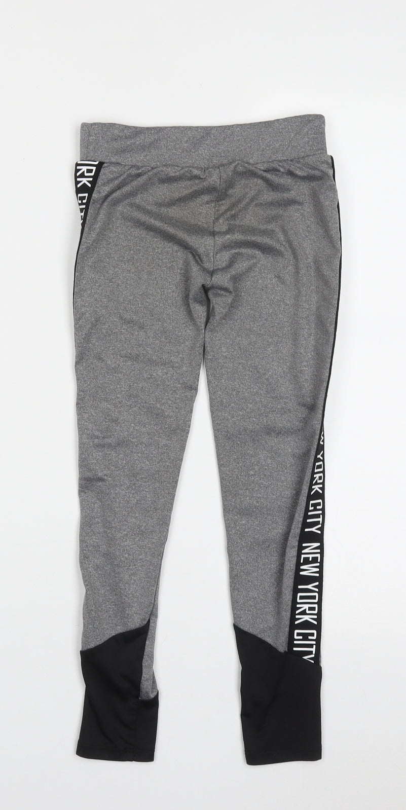 Primark Girls Grey  Polyester Capri Trousers Size 7-8 Years  Regular Pullover - New York City
