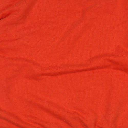 Rockport Mens Orange  Cotton Pullover Sweatshirt Size S