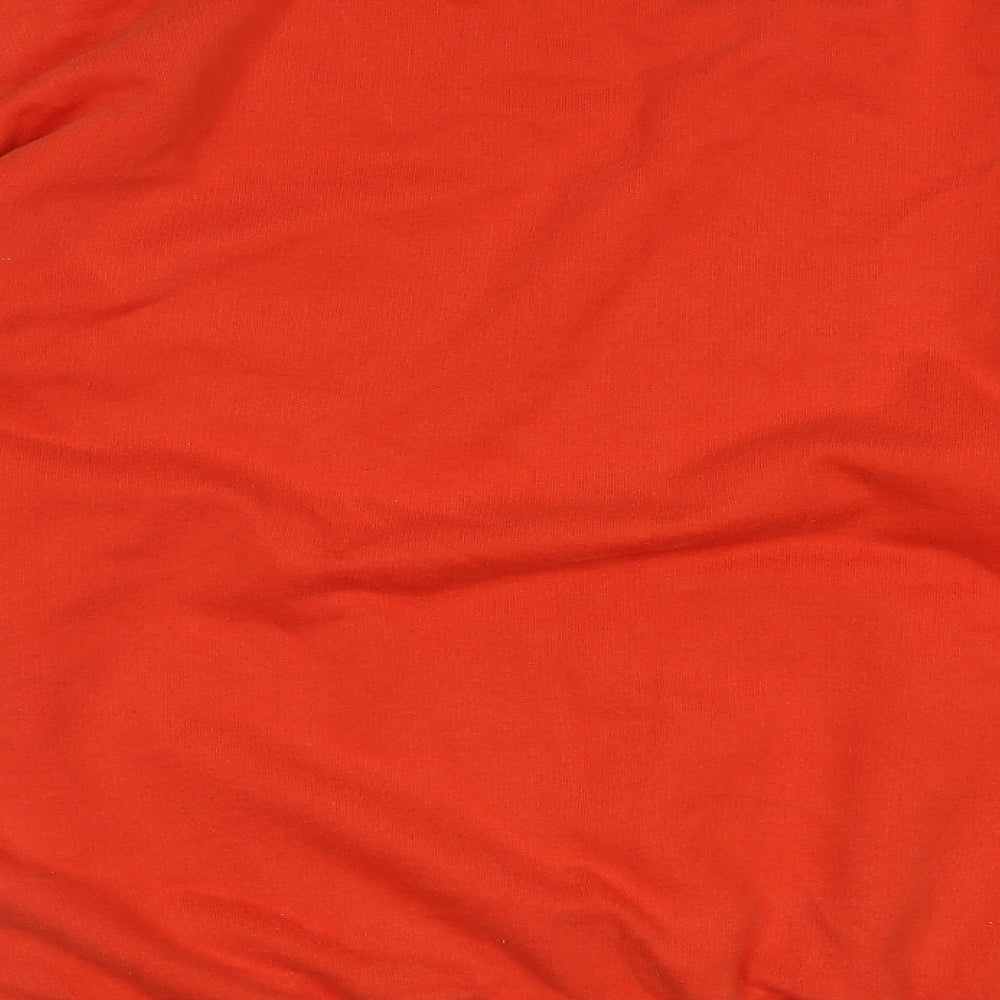 Rockport Mens Orange  Cotton Pullover Sweatshirt Size S