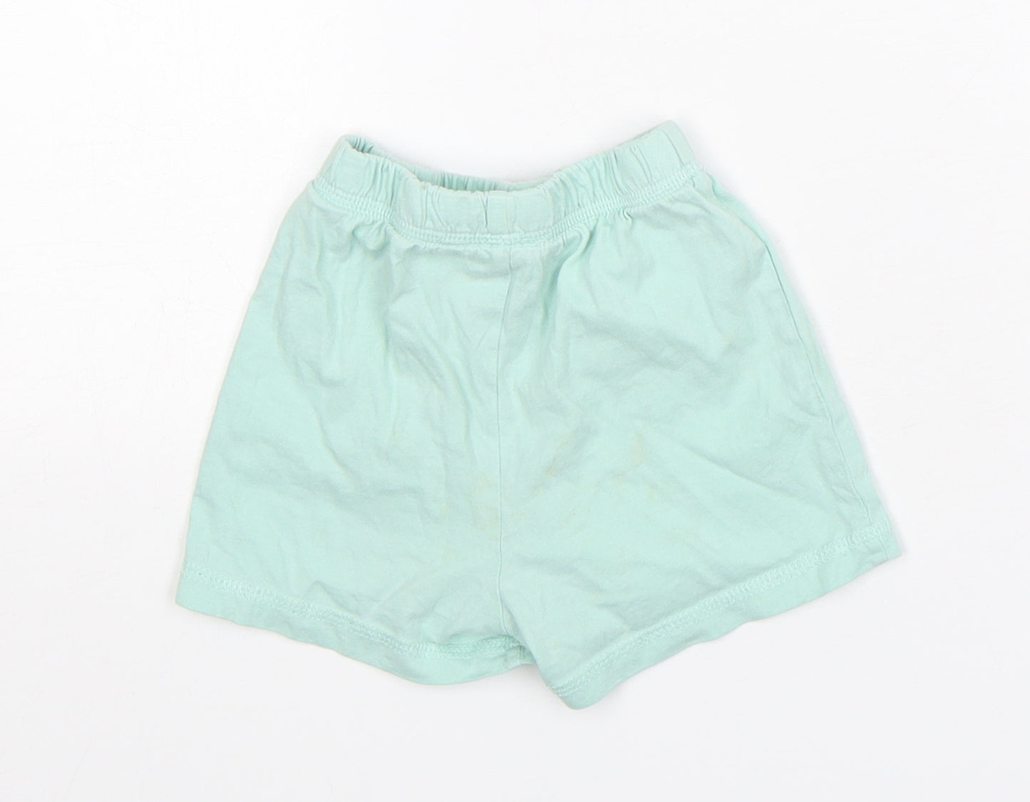 George Boys Green  Cotton  Sleep Shorts Size 18-24 Months