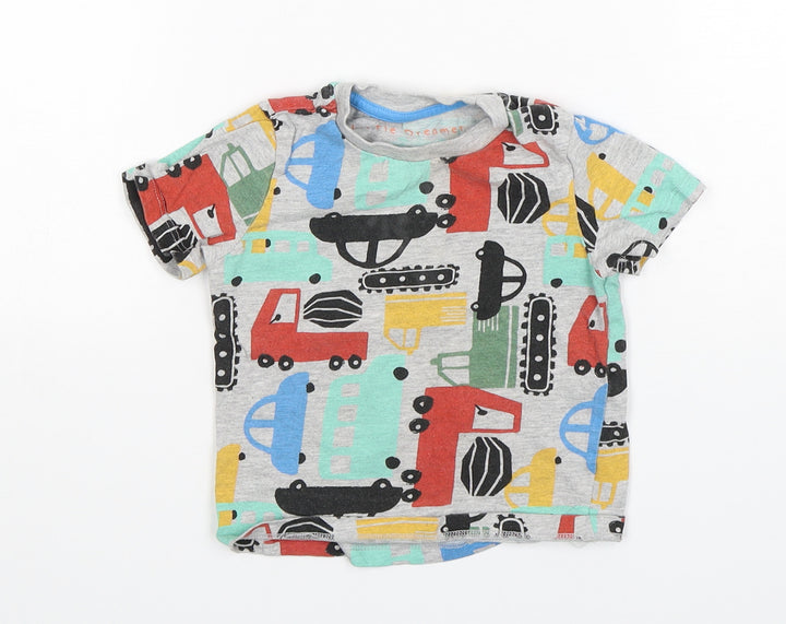 Very Boys Multicoloured  Cotton  Pyjama Top Size 12-18 Months   - Car Print