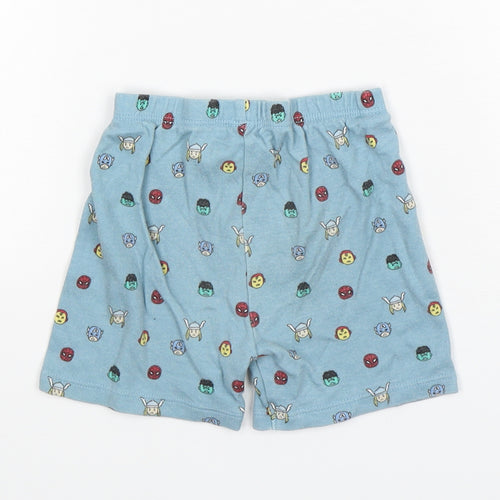 George Boys Green Polka Dot Cotton  Sleep Shorts Size 12-18 Months   - Avengers
