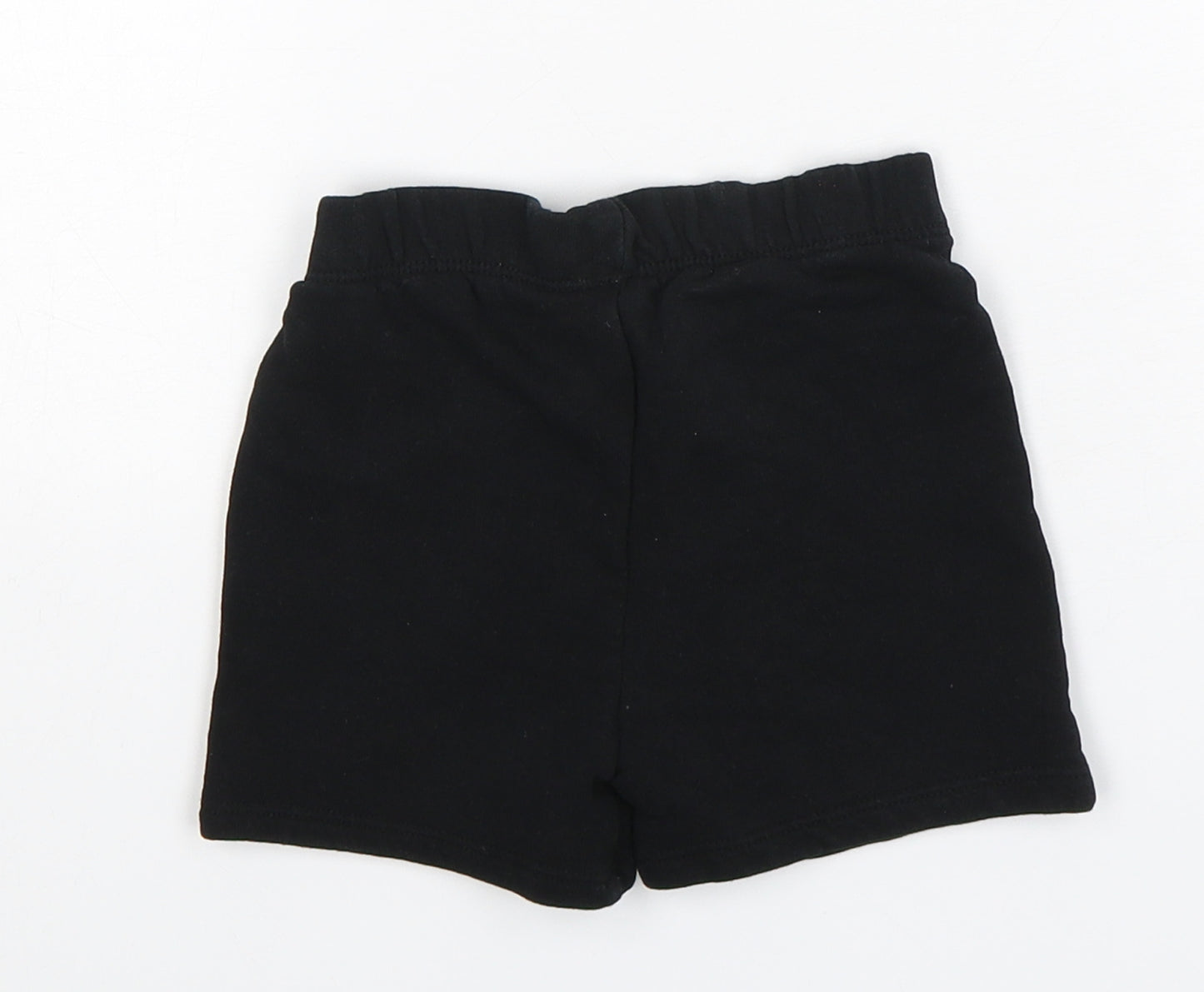 Primark Boys Black  Cotton  Sleep Shorts Size 12-18 Months   - Marvel