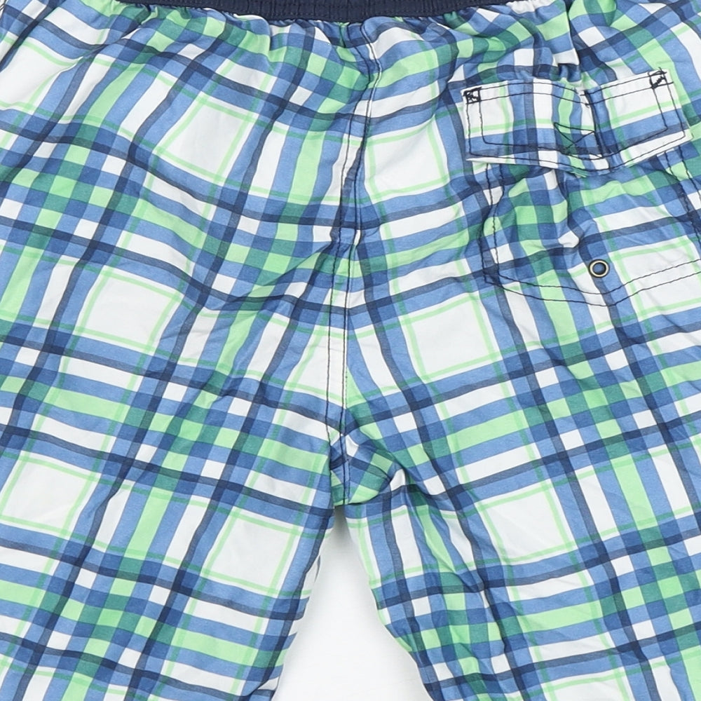 George Boys Multicoloured Check Polyester Bermuda Shorts Size 9-10 Years  Regular  - Swim Shorts