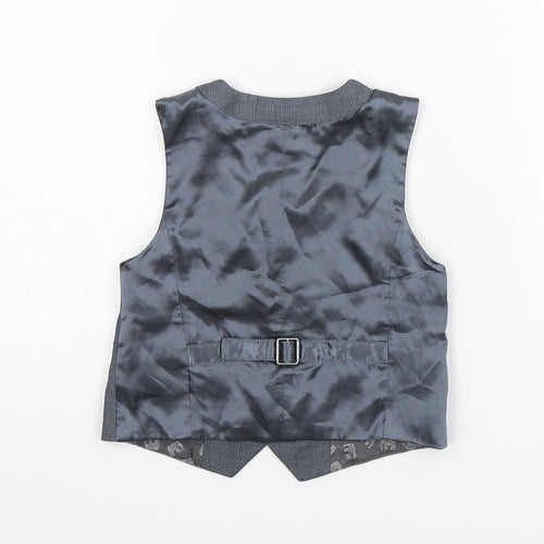 Monsoon  Boys Grey   Jacket Waistcoat Size 4 Years