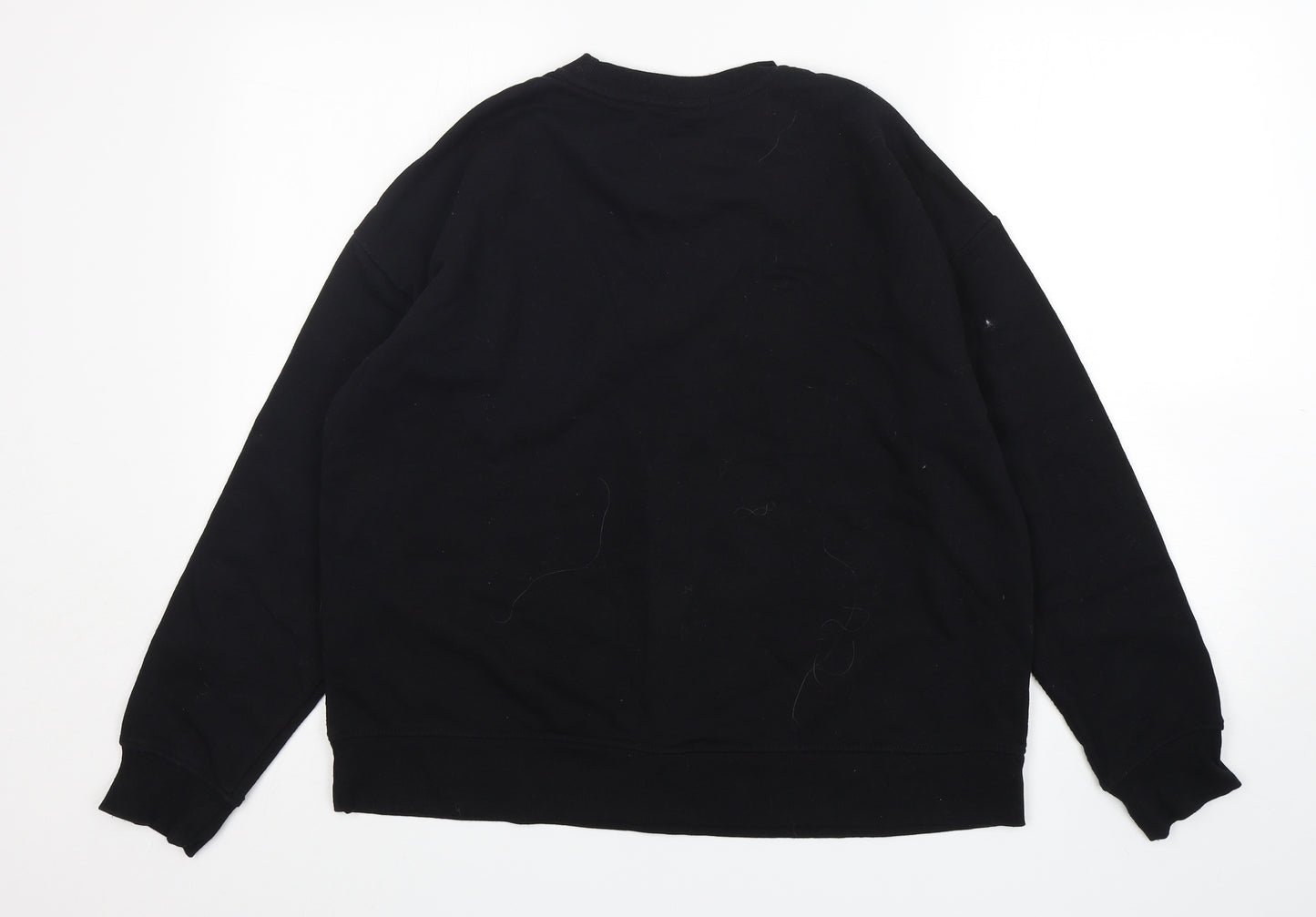 Primark Womens Black  Cotton Pullover Sweatshirt Size M   - Halloween