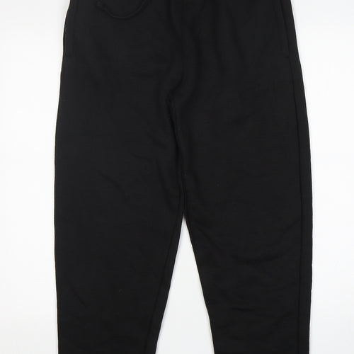 British Eagle  Mens Black  Cotton Sweatpants Trousers Size S L28 in Regular