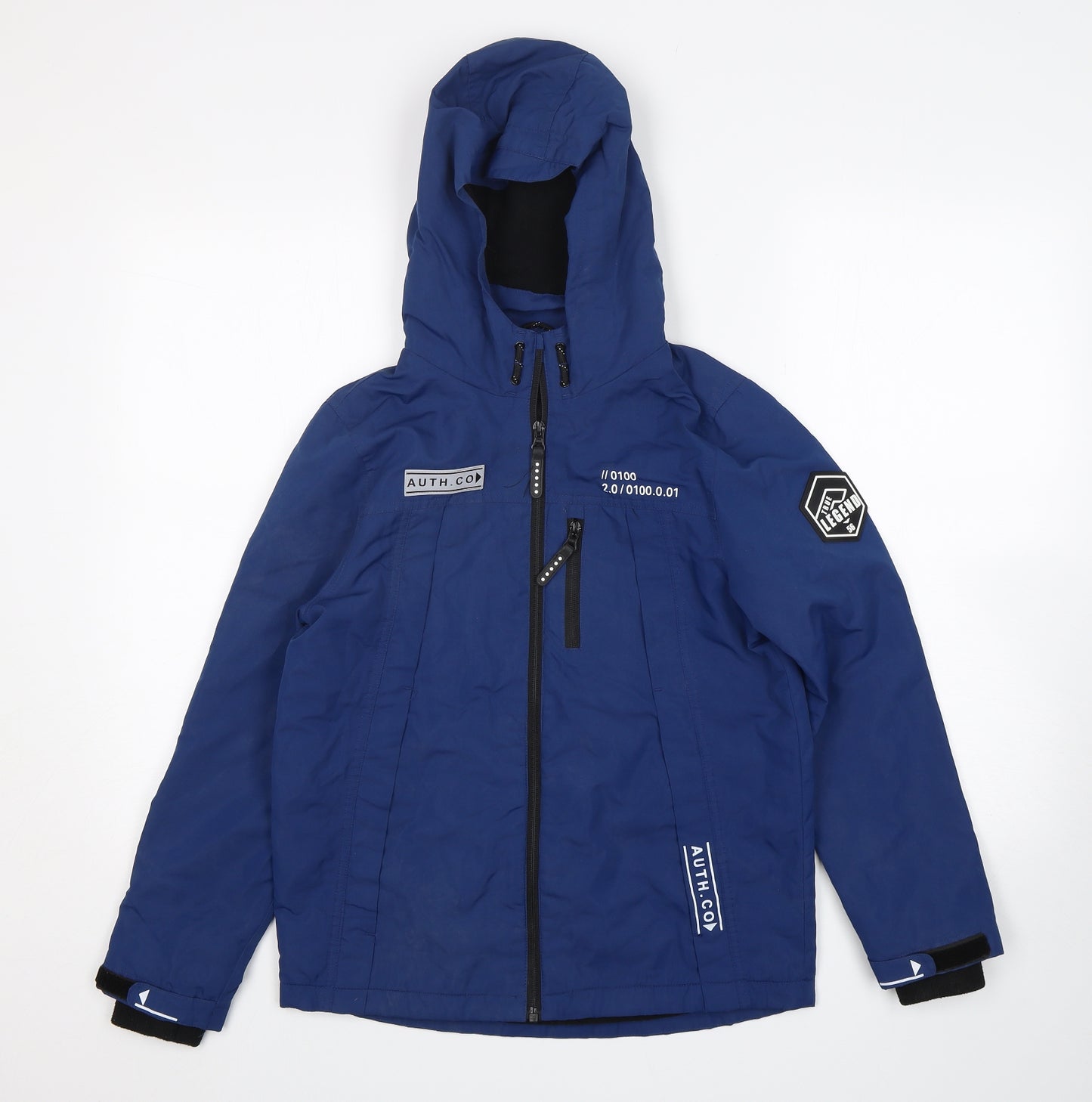 F&F Boys Blue   Rain Coat Coat Size 11-12 Years