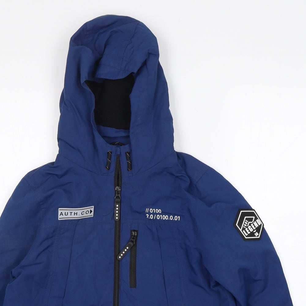 F&F Boys Blue   Rain Coat Coat Size 11-12 Years