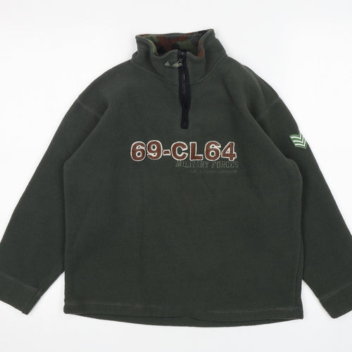 S Gear Boys Green  Polyester Pullover Sweatshirt Size 9-10 Years  Pullover