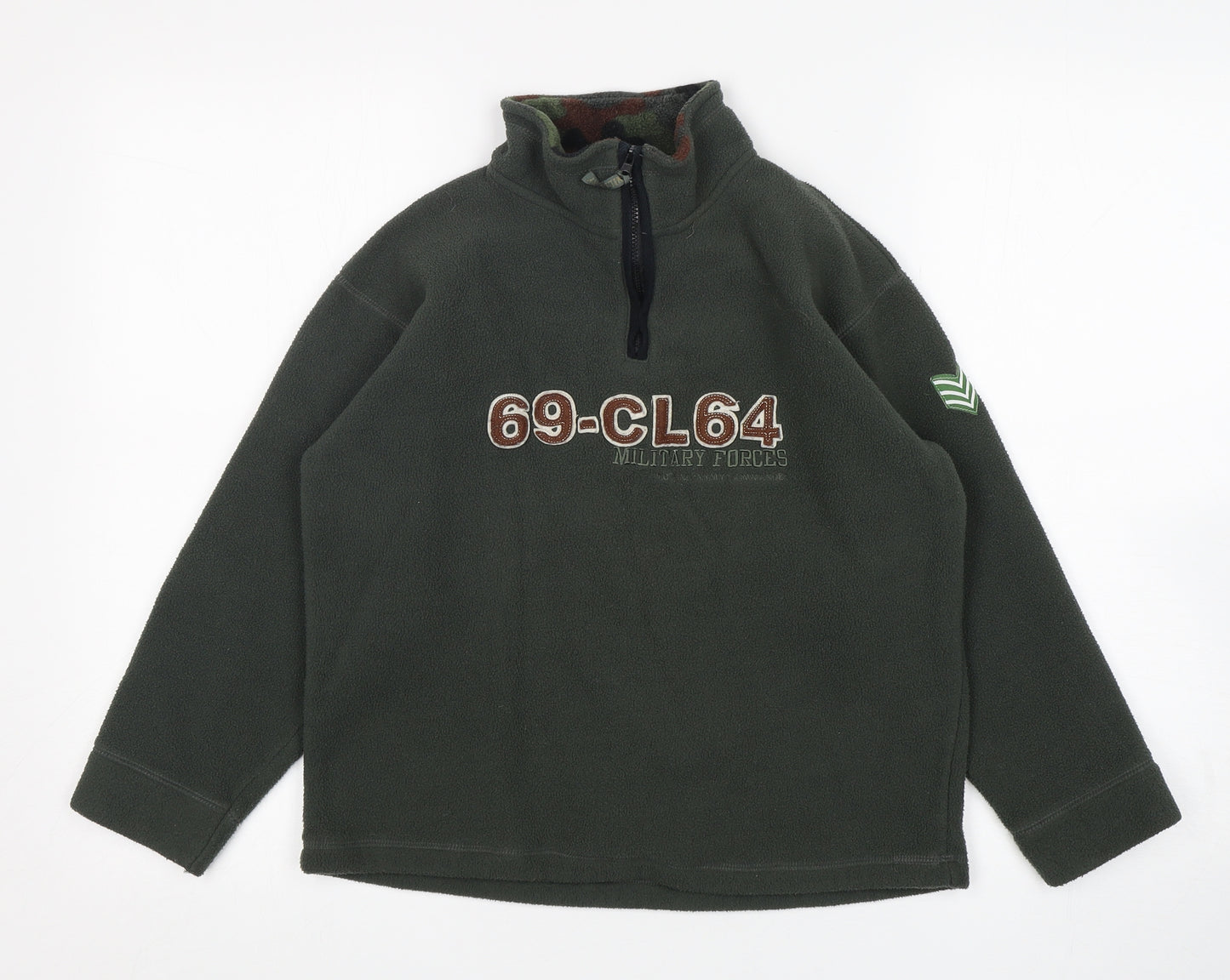 S Gear Boys Green  Polyester Pullover Sweatshirt Size 9-10 Years  Pullover
