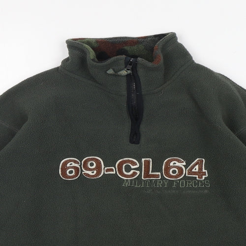 S Gear Boys Green  Polyester Pullover Sweatshirt Size 9-10 Years  Pullover