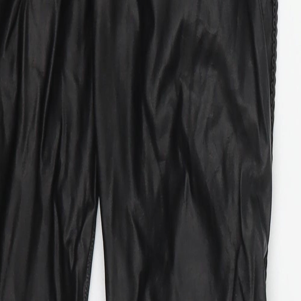 Ann Summers Womens Black  Polyester Carrot Leggings Size 8 L28 in