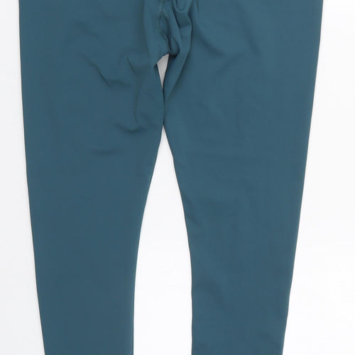 My Protien Womens Blue  Polyester Capri Leggings Size 32 in L28 in Regular