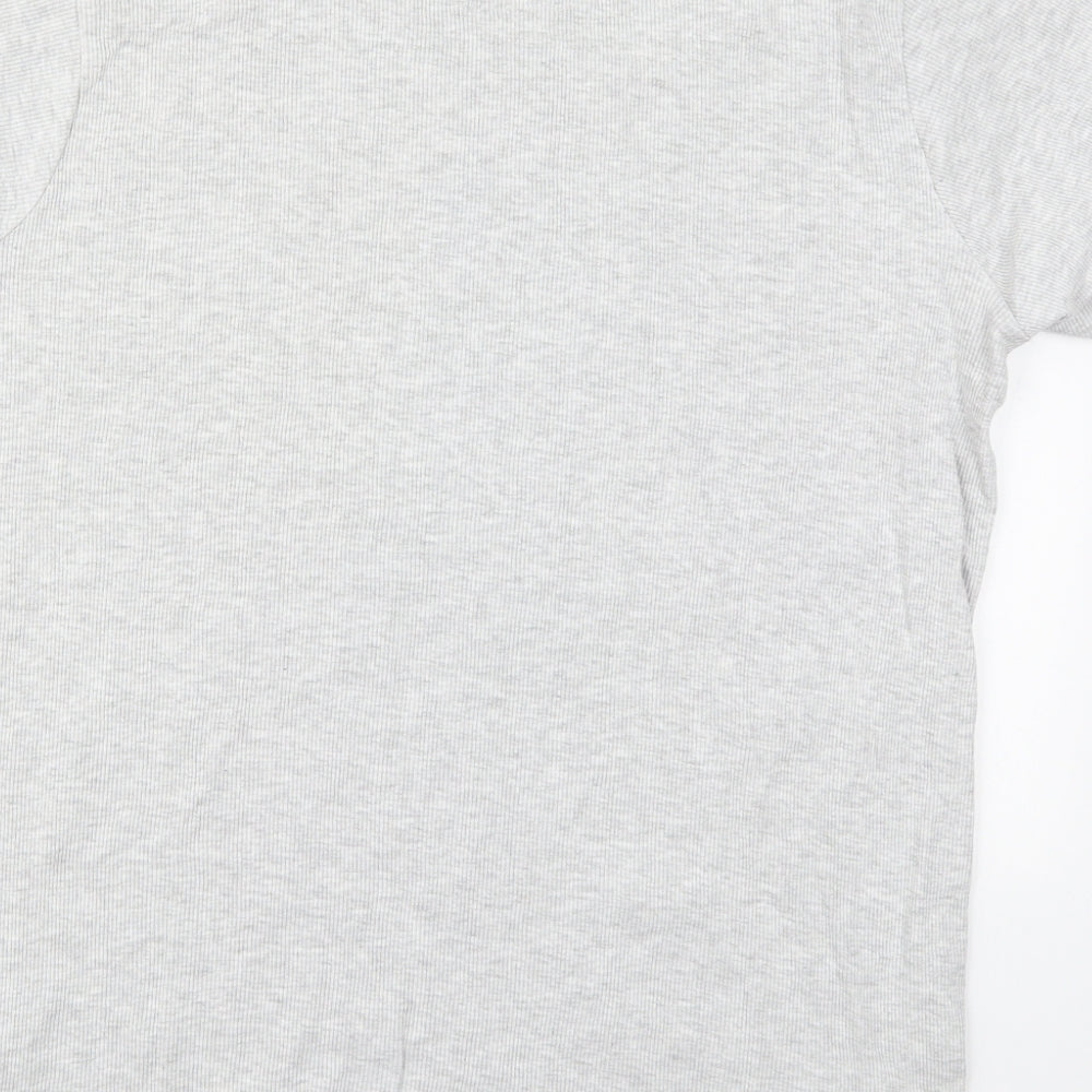Industrialize Mens Grey  Cotton  T-Shirt Size 2XL Crew Neck