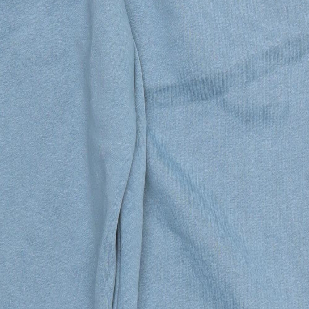 Damart Womens Blue  Polyester Sweatpants Trousers Size 14 L29 in Regular Drawstring