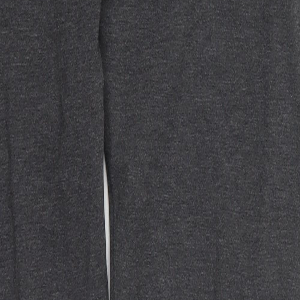 Marks and Spencer Womens Grey  Cotton Carrot Leggings Size 12 L28 in
