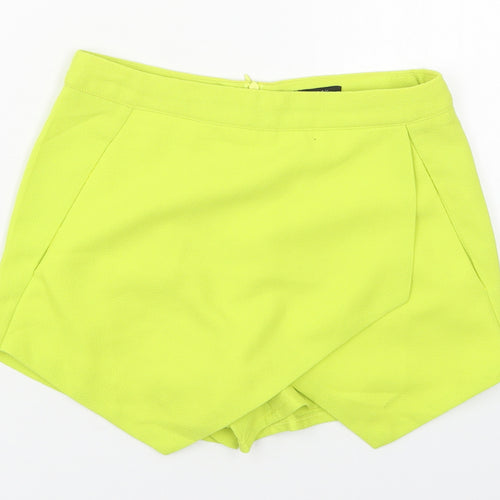 New Look Girls Green  Polyester A-Line Skort Size 12 Years  Regular Zip